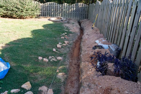 Trench Drain Installation in Hickory