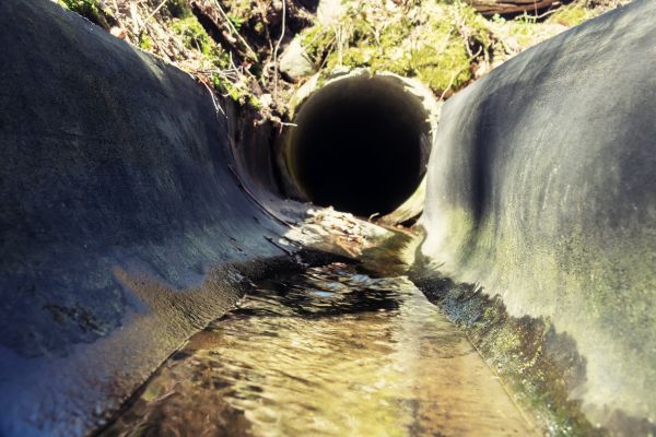 Drainage Swale Installation in Hickory