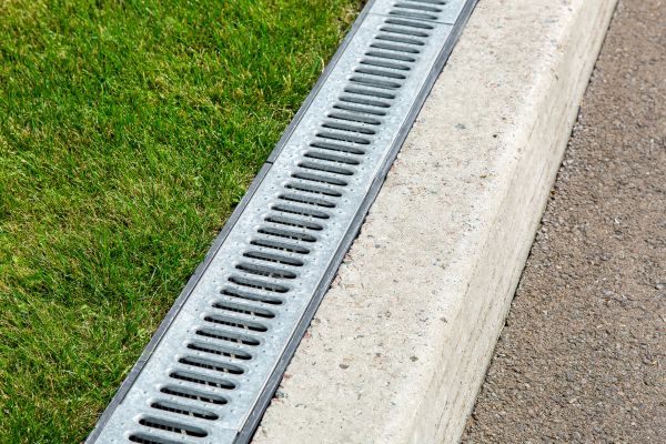 Courtyard Drain Installation in Hickory