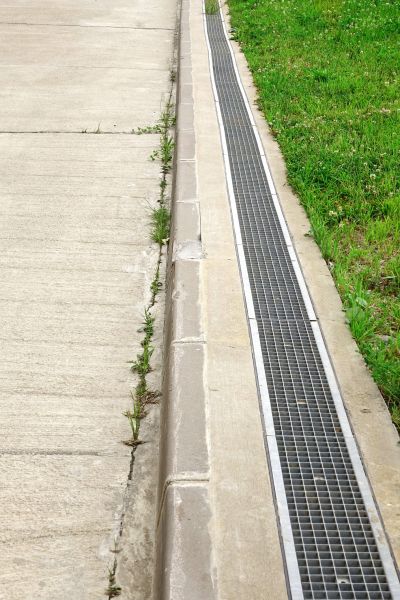 Concrete Drain Installation in Hickory